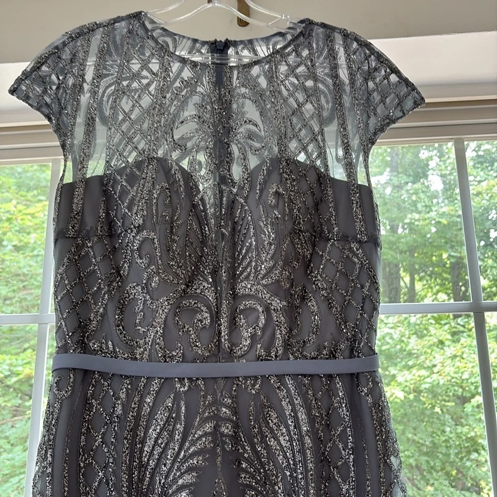 Elegant silver Dress